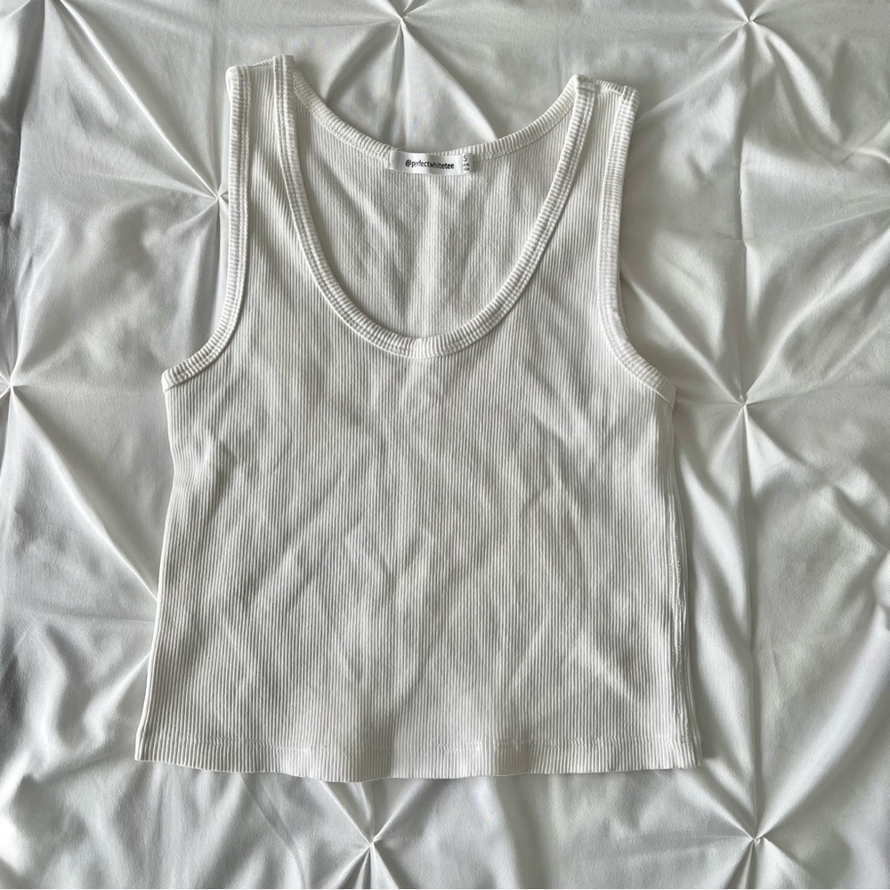 Perfect White Tee Ribbed Tank